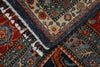 9x12 Navy and Red Turkish Anatolian Persian Rug