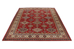 10x13 Red and Multicolor Kazak Tribal Rug