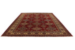 10x13 Red and Multicolor Kazak Tribal Rug