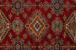 10x13 Red and Multicolor Kazak Tribal Rug