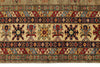 10x13 Camel and Ivory Kazak Tribal Rug