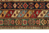 10x13 Camel and Ivory Kazak Tribal Rug