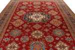 10x13 Red and Multicolor Kazak Tribal Rug