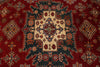 10x13 Red and Multicolor Kazak Tribal Rug