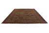 10x13 Light Brown and Multicolor Kazak Tribal Rug