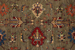 10x13 Light Brown and Multicolor Kazak Tribal Rug