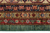 10x14 Green and Ivory Kazak Tribal Rug