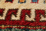8x10 Blue and Ivory Kazak Tribal Rug