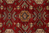 6x9 Red and Beige Kazak Tribal Rug