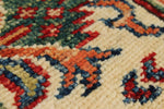 6x9 Red and Beige Kazak Tribal Rug