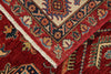 6x9 Red and Beige Kazak Tribal Rug