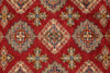 6x9 Red and blue Kazak Tribal Rug