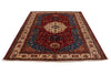 6x9 Red and Ivory Kazak Tribal Rug