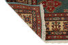 4x6 Light Green and Ivory Kazak Tribal Rug