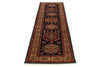 2x8 Navy and Ivory Kazak Tribal Runner