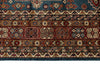 10x14 Blue and Multicolor Kazak Tribal Rug