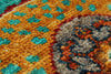 10x13 Turquoıse and Multicolor Turkish Tribal Rug