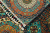 10x13 Turquoıse and Multicolor Turkish Tribal Rug