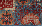 3x27 Blue and Multicolor Turkish Tribal Runner