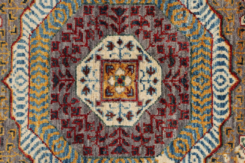 3x5 Multicolor Turkish Tribal Rug