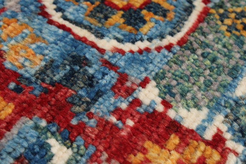 3x5 Multicolor Turkish Tribal Rug