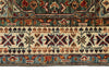 3x4 Brown and Beige Turkish Tribal Rug