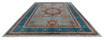 10x13 Light Blue and Navy Anatolian Traditional Rug