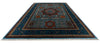 10x13 Light Blue and Navy Anatolian Traditional Rug