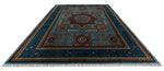10x13 Light Blue and Navy Anatolian Traditional Rug