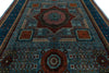 10x13 Light Blue and Navy Anatolian Traditional Rug