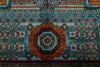 10x13 Light Blue and Navy Anatolian Traditional Rug