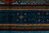 10x13 Light Blue and Navy Anatolian Traditional Rug