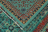 10x13 Turquoıse and Multicolor Anatolian Traditional Rug