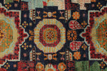 3x10 Navy and Multicolor Anatolian Traditional Runner
