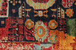 3x10 Navy and Multicolor Anatolian Traditional Runner