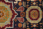 3x10 Navy and Multicolor Anatolian Traditional Runner