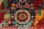 3x10 Navy and Multicolor Anatolian Traditional Runner