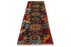 3x10 Navy and Multicolor Anatolian Traditional Runner