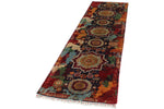 3x10 Navy and Multicolor Anatolian Traditional Runner