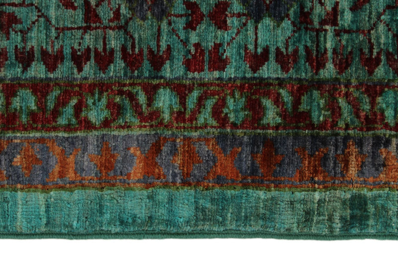 10x13 Gray and Multicolor Anatolian Traditional Rug