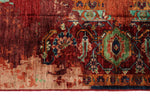 6x8 Navy and Multicolor Anatolian Traditional Rug