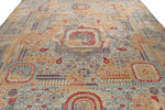 10x13 Gray and Multicolor Anatolian Traditional Rug