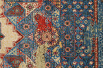 6x9 Red and Blue Anatolian Traditional Rug