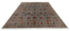 8x10 Gray and Multicolor Turkish Tribal Rug