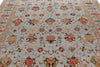 8x10 Gray and Multicolor Turkish Tribal Rug