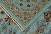 10x12 Blue and Multicolor Turkish Tribal Rug