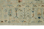 6x8 Light Blue and Beige Turkish Tribal Rug