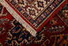 3x7 Red and Ivory Kazak Tribal Runner