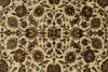 6x8 Ivory and Red Turkish Traditional Rug