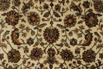 6x8 Ivory and Red Turkish Traditional Rug